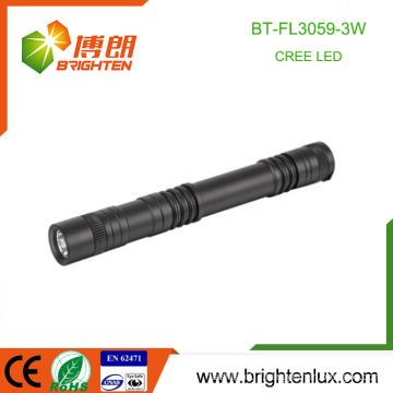 Factory Wholesale 2*AA Dry Battery Cell Operated Handheld Aluminum Best Medical led Torch For Doctors